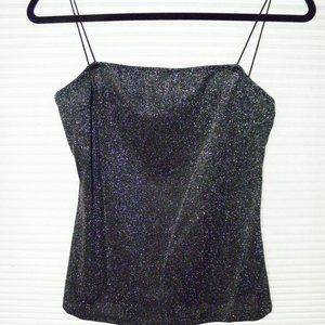 🎈FREE NWOT Camisole black with silver size M